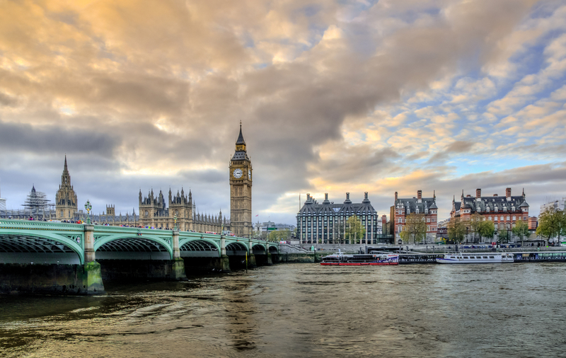 Photo of The Houses of Parliament and the Thames